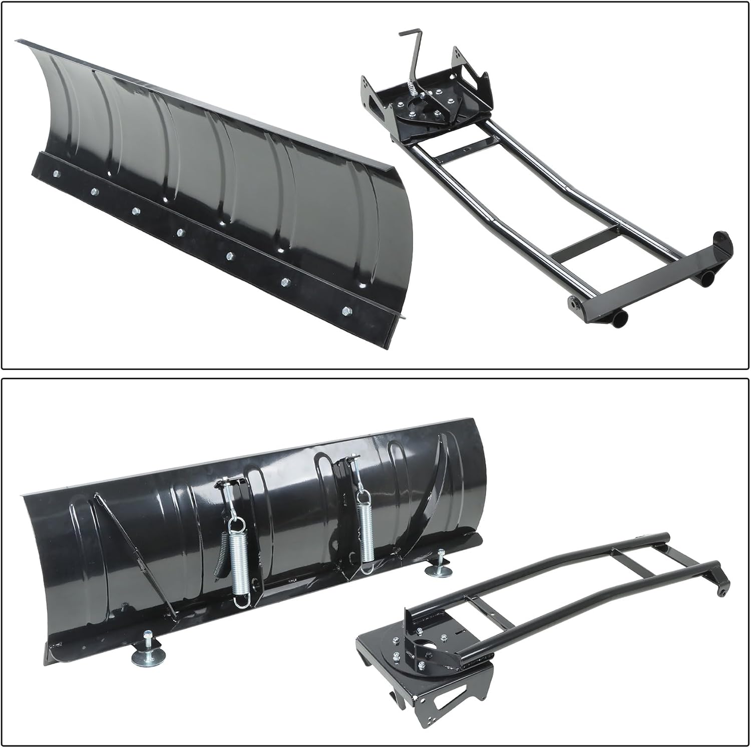 Universal Adjustable 48" Snow Plow Blade Kit Replacement for Honda Kawasaki Polaris ATV