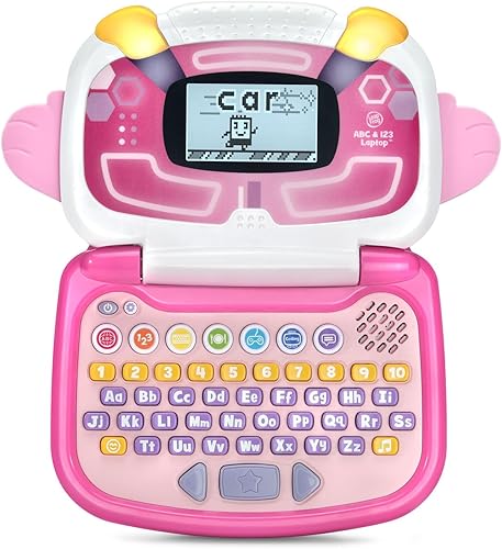 Miniatura 3 de LeapFrog ABC y 123 Laptop para preescolares de 3 a 7 años, color rosa