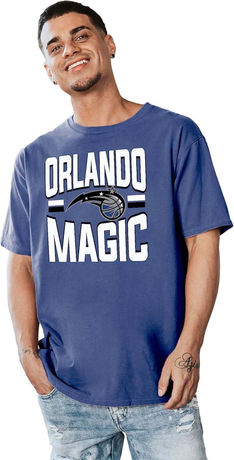 Blue 84 NBA Unisex-Adult NBA Officially Licensed T-Shirt Ringspun Bold Team Color