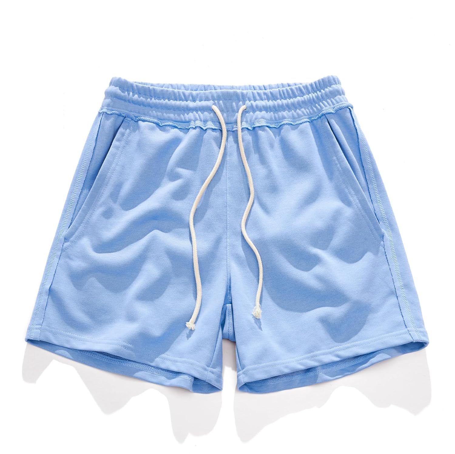 Mens Athletic Gym Shorts SkyBlue