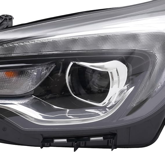 Headlamp Assembly fit for Buick Envision 2016-2018, Halogen Headlamp Headlight w/LED DRL (Left)