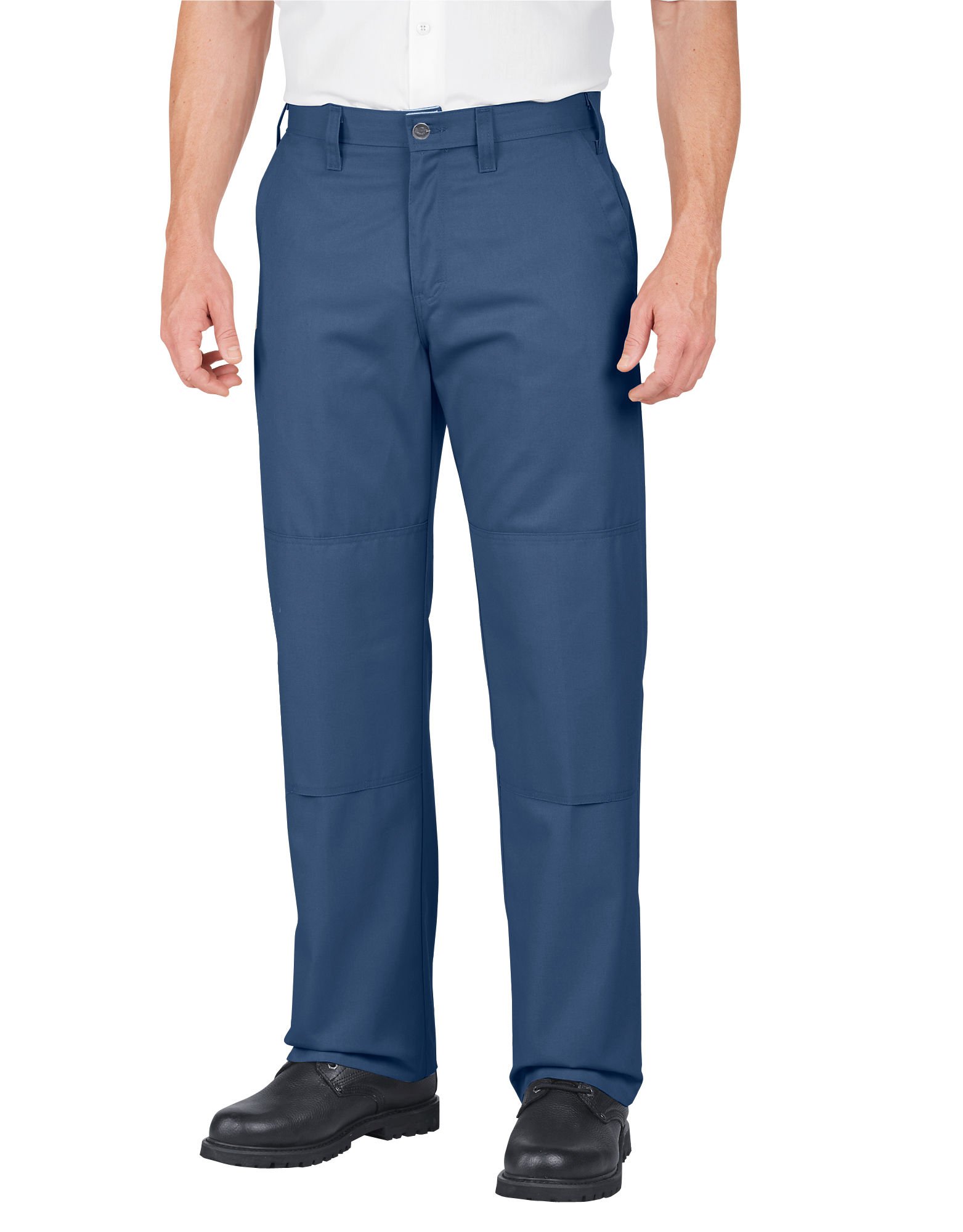 Dickies Occupational Workwear LP856DC Polyester/Cotton Relaxed Fit Men's Premium Industrial Double Knee Pant with Straight Leg, Dark Charcoal