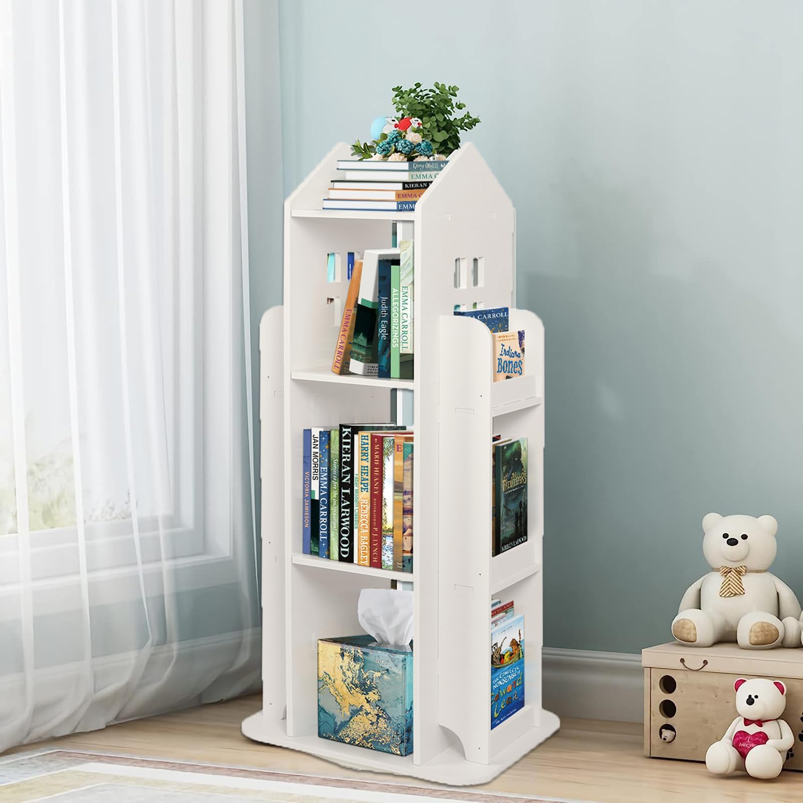 Nisorpa Rotating Bookshelf