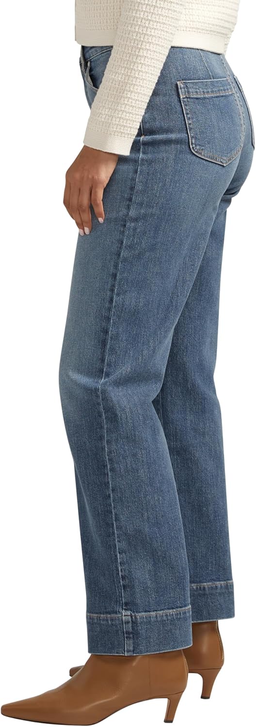 Jag Jeans Womens Sophia High Rise Wide Leg Jeans - Legacy - Image 3