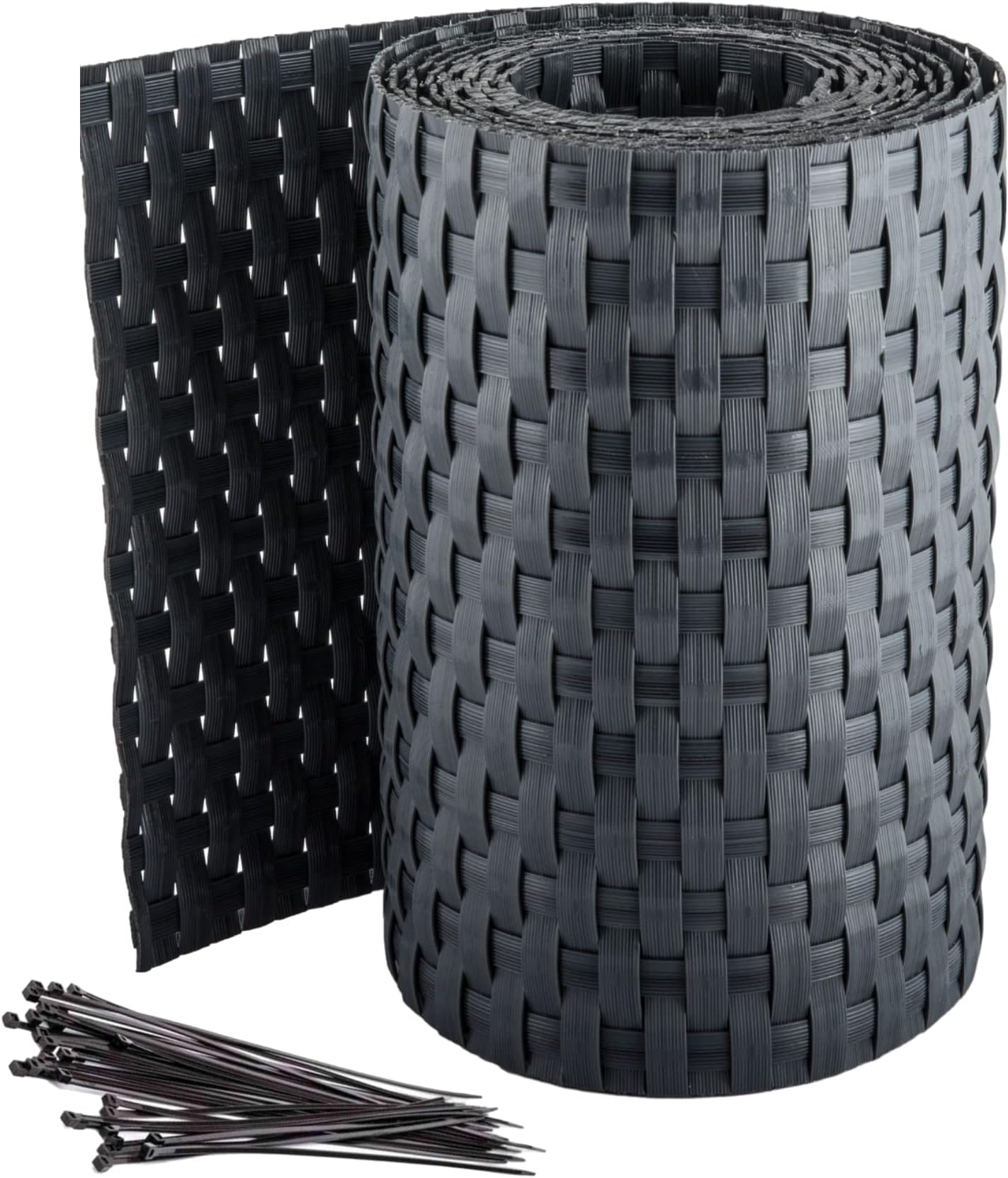 Striscia Frangivista In PVC 35 M X 19 Cm 6,65 M² Grigio Antracite Ral 7016 - Foto 4