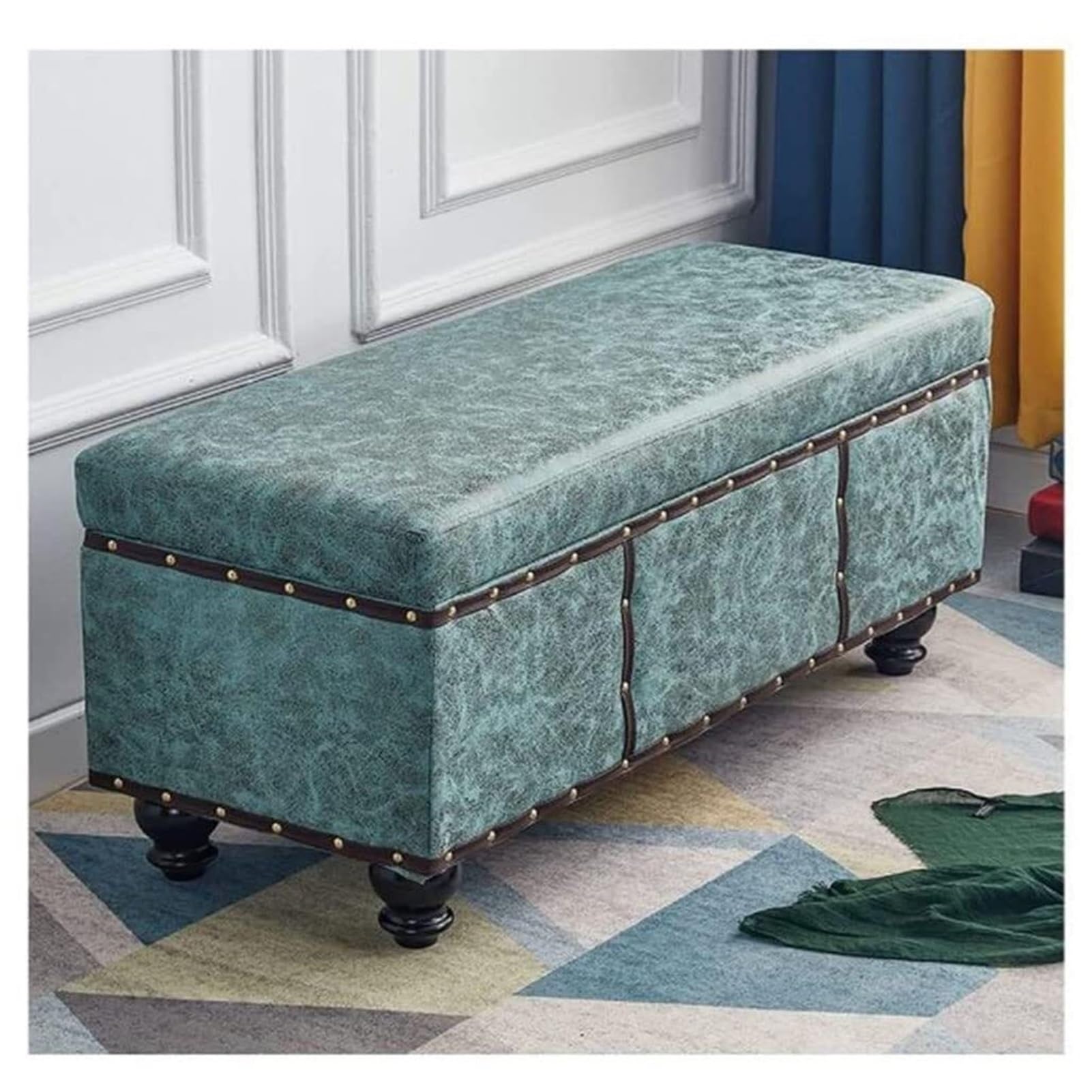 Tabouret de canapé multifonction et bout de lit long pour chambre