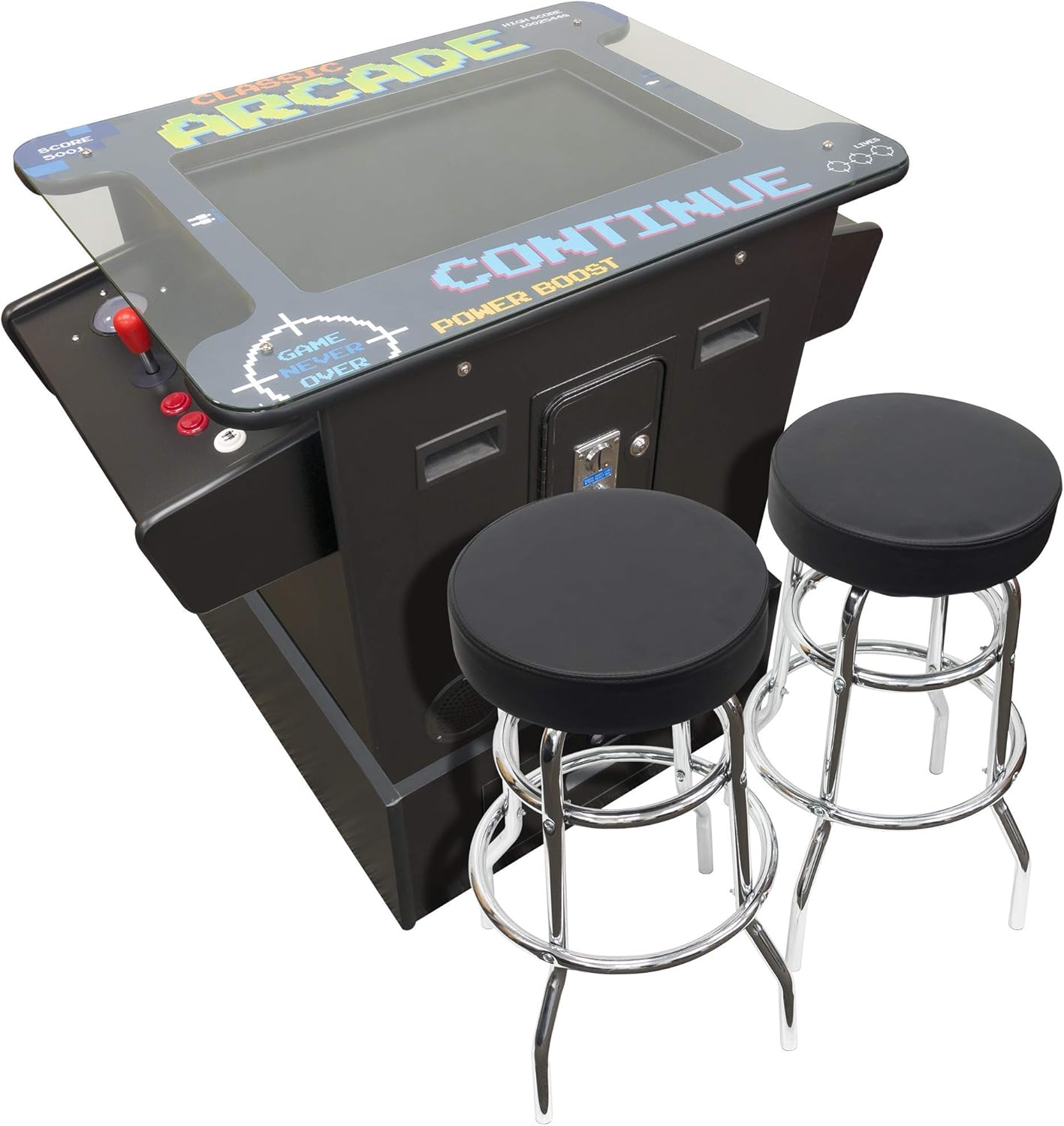Creative Arcades Full Size Commercial Grade Cocktail Arcade Machine 412 Games 26" LCD Screen