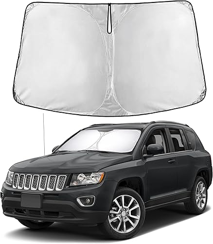 Miniatura 198 de EcoNour Parasol para Subaru Crosstrek 2013-2015 2016 2017, visera solar para parabrisas delantero y ventana, bloqueador de calor UV y protector