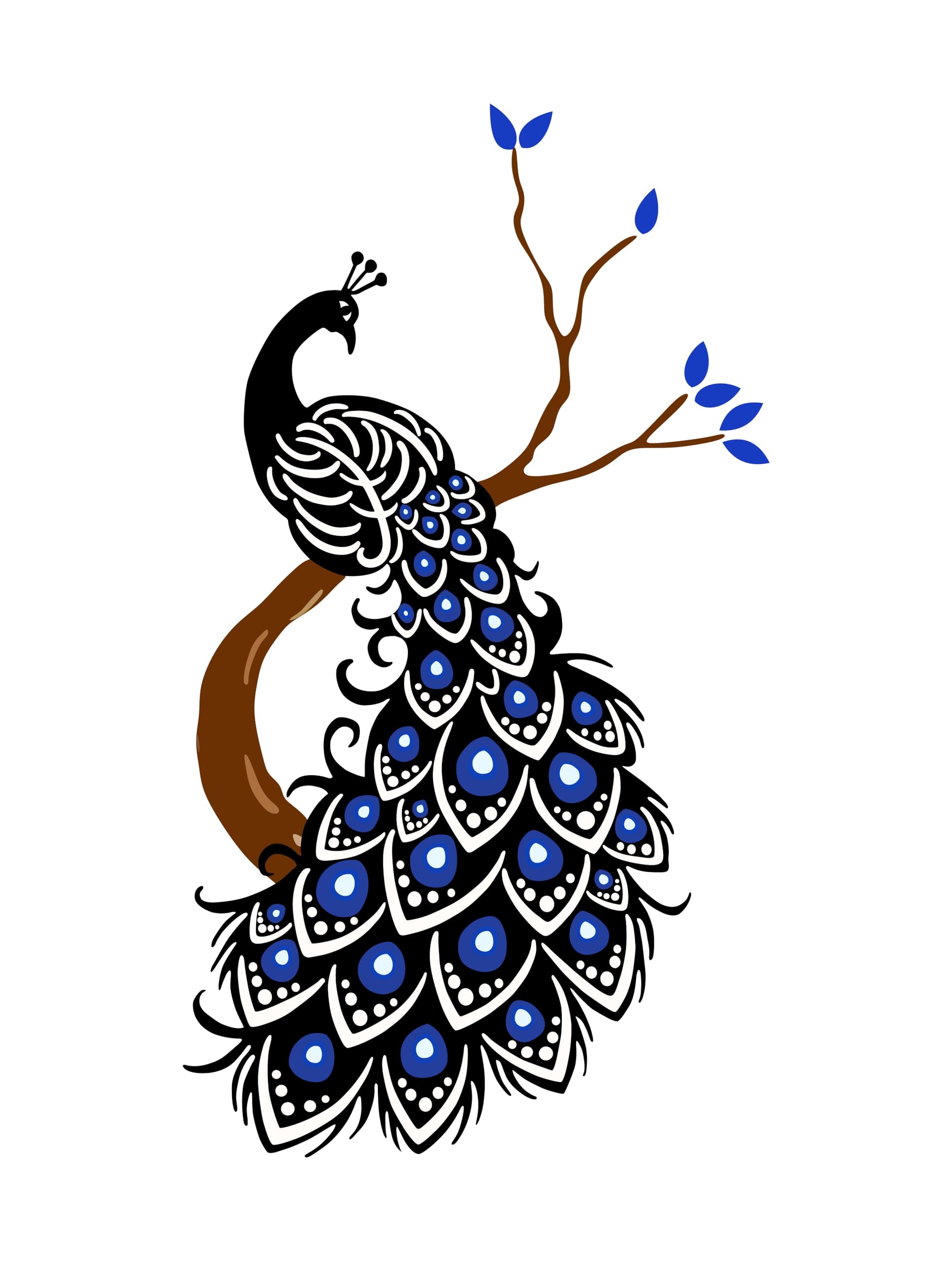 CreativeEdge Beautiful Bird Peacock Wall Sticker PVC Vinyl (110 cm x 70 cm) Multicolour Decorate Your Space with Elegance (B0CWLJBY4M) Amazon Price History, Amazon Price Tracker