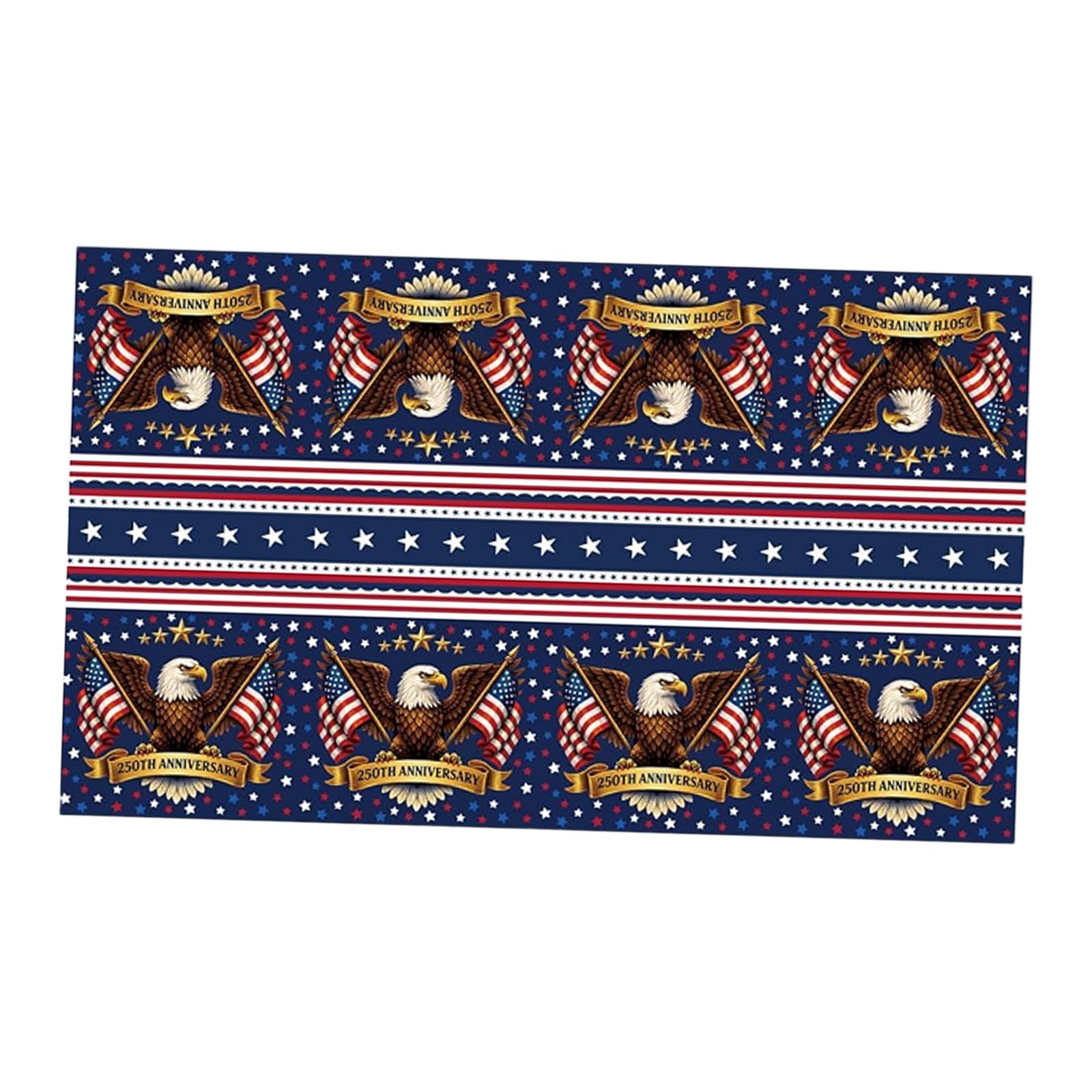 Kaeltsyn Commemorative Independences Day Table Cover 4Th of July America 250Th Anniversary Rectangular Tablecloth Party Decors Patriotics Tablecloth