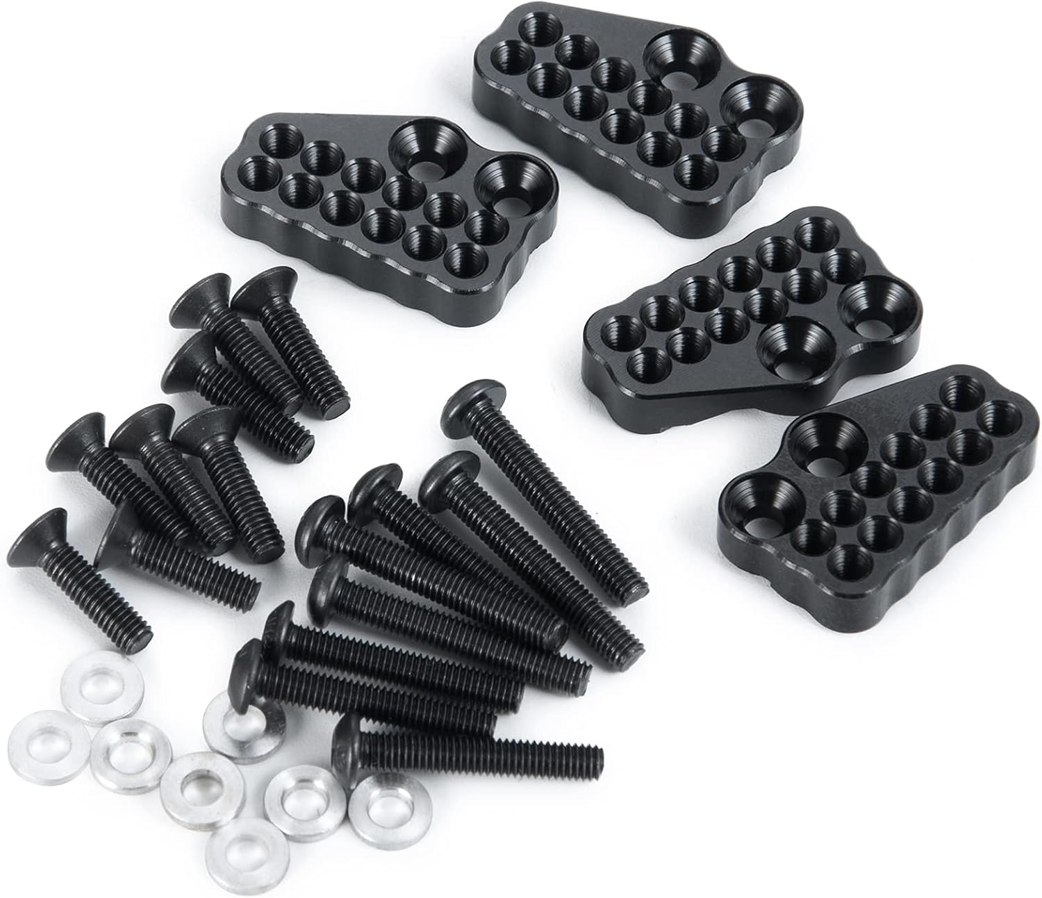 4Pcs Metal Shock Damper Towers Mount Hoops for 1/10 Axial SCX10 AXI03004 Capra RC Crawler Car
