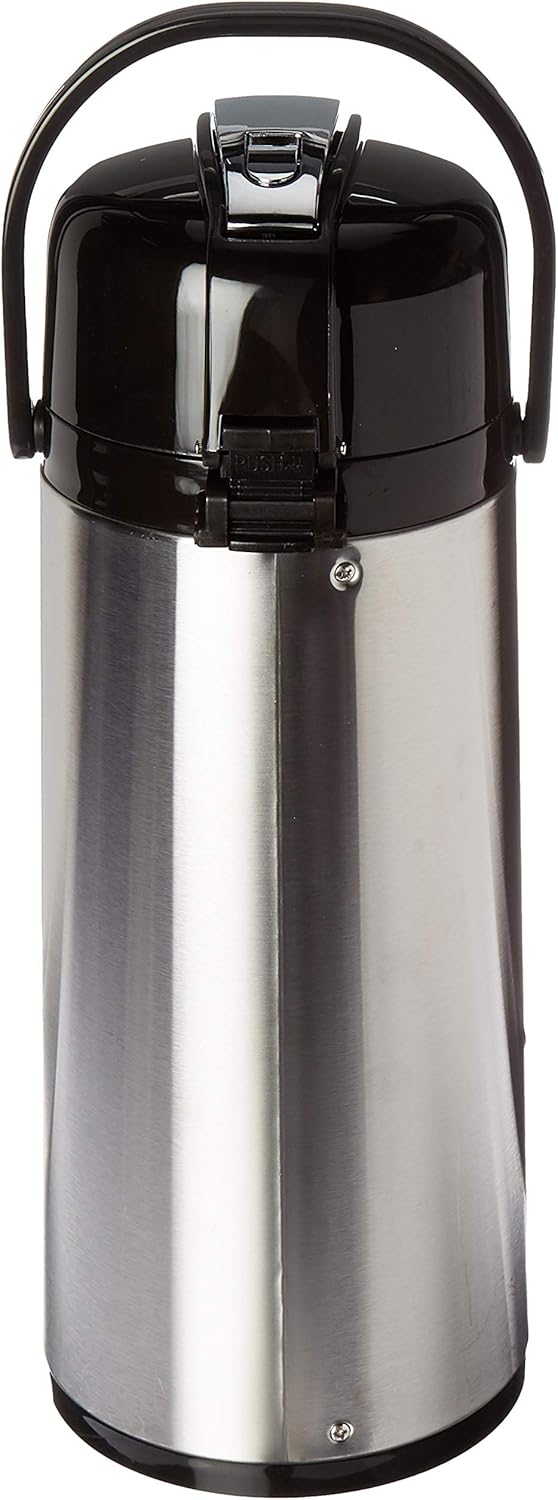 Limited Discount Oggi Lever Pump Master Beverage Carafe with Liquid Level & ID Tags, 2.2-Liter, Stainless