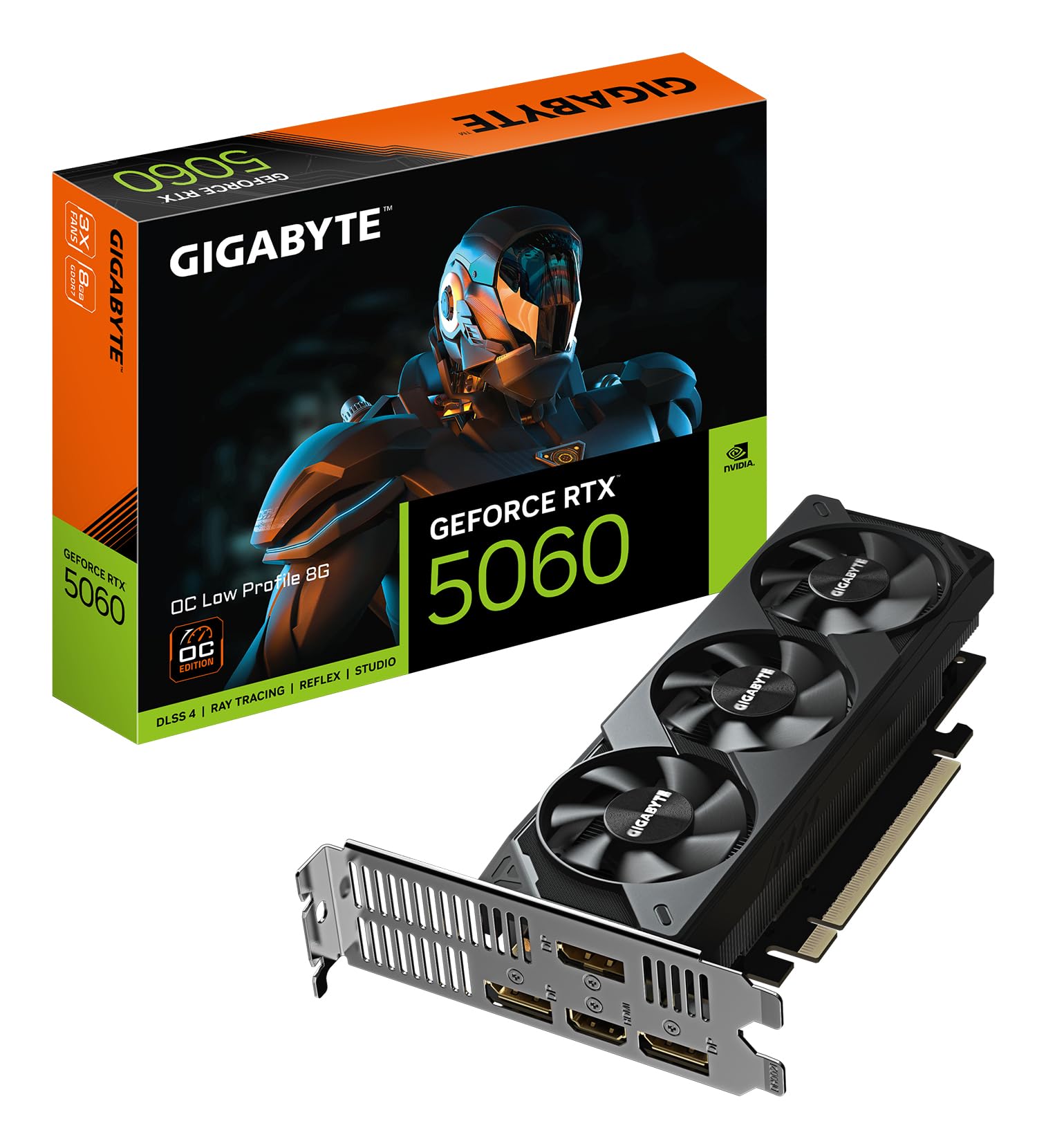 Gigabyte GeForce RTX 5060 OC Low Profile 8G Graphics Card - 8GB
