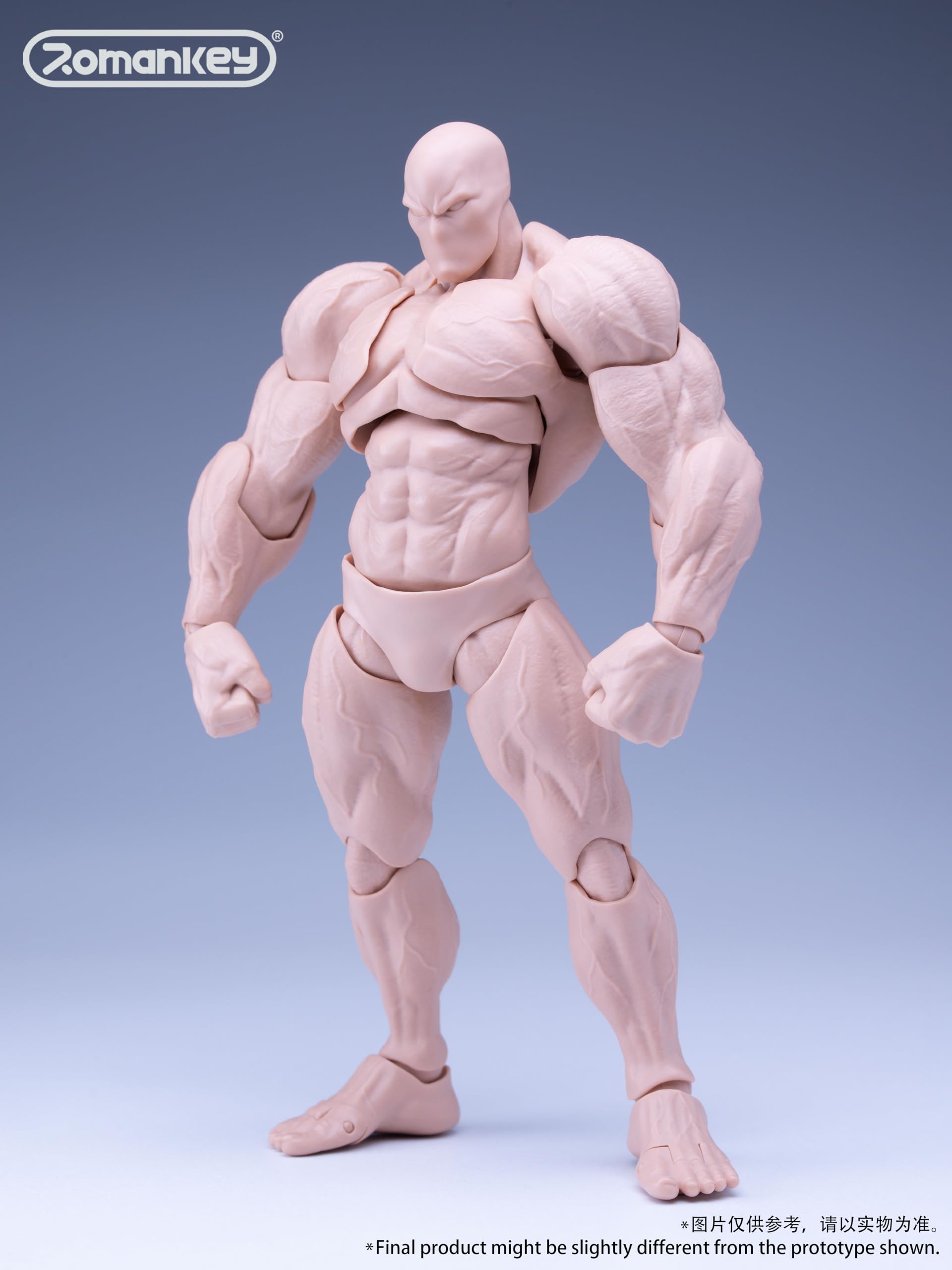 Romankey 1/12 男性 デッカ物 BIG GUY 上海WF限定ブラック Romankey 1