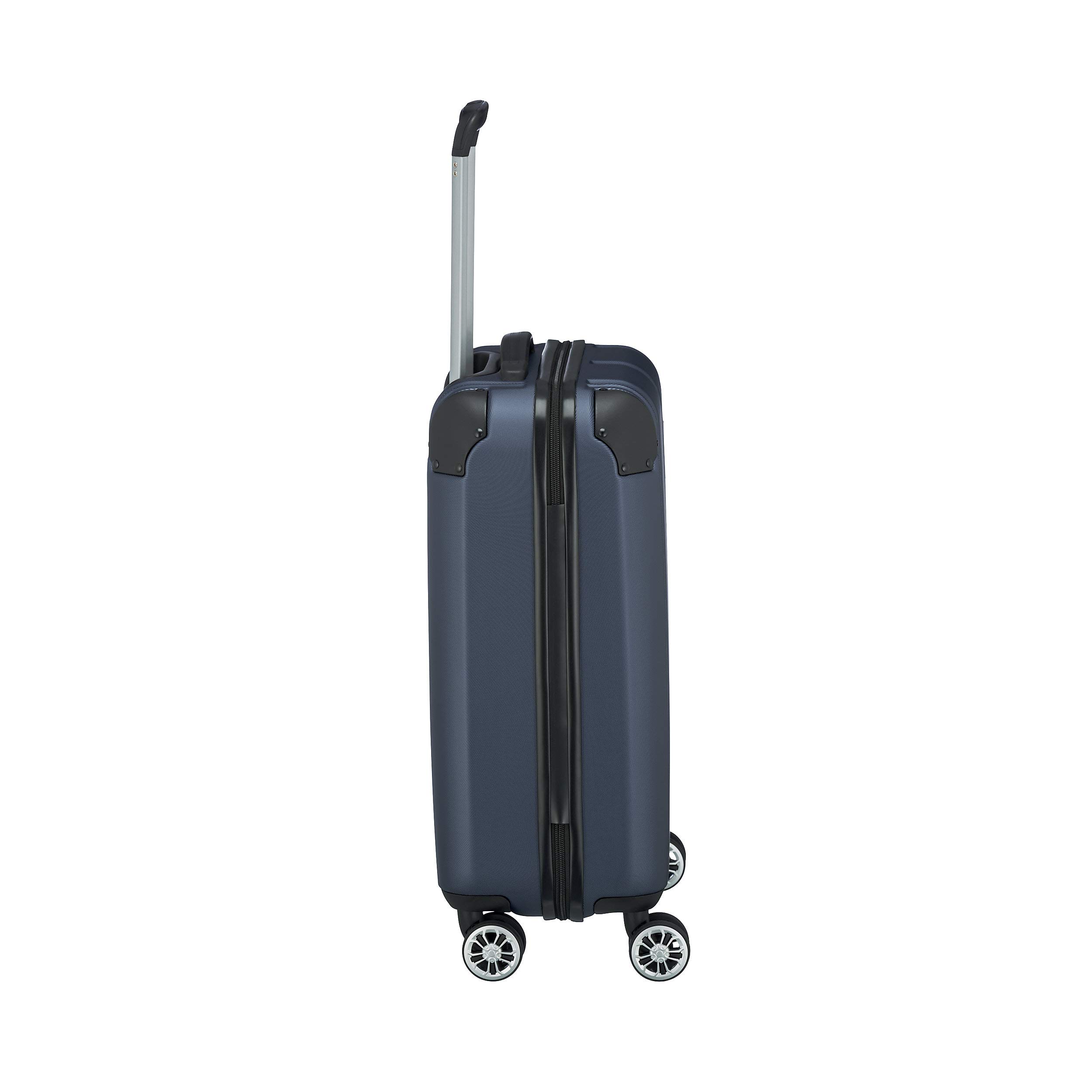travelite board trolley bagaglio a mano, leggero, 4 ruote, CITY, valigia rigida piccola con superficie antigraffio, 55 cm, 40 litri