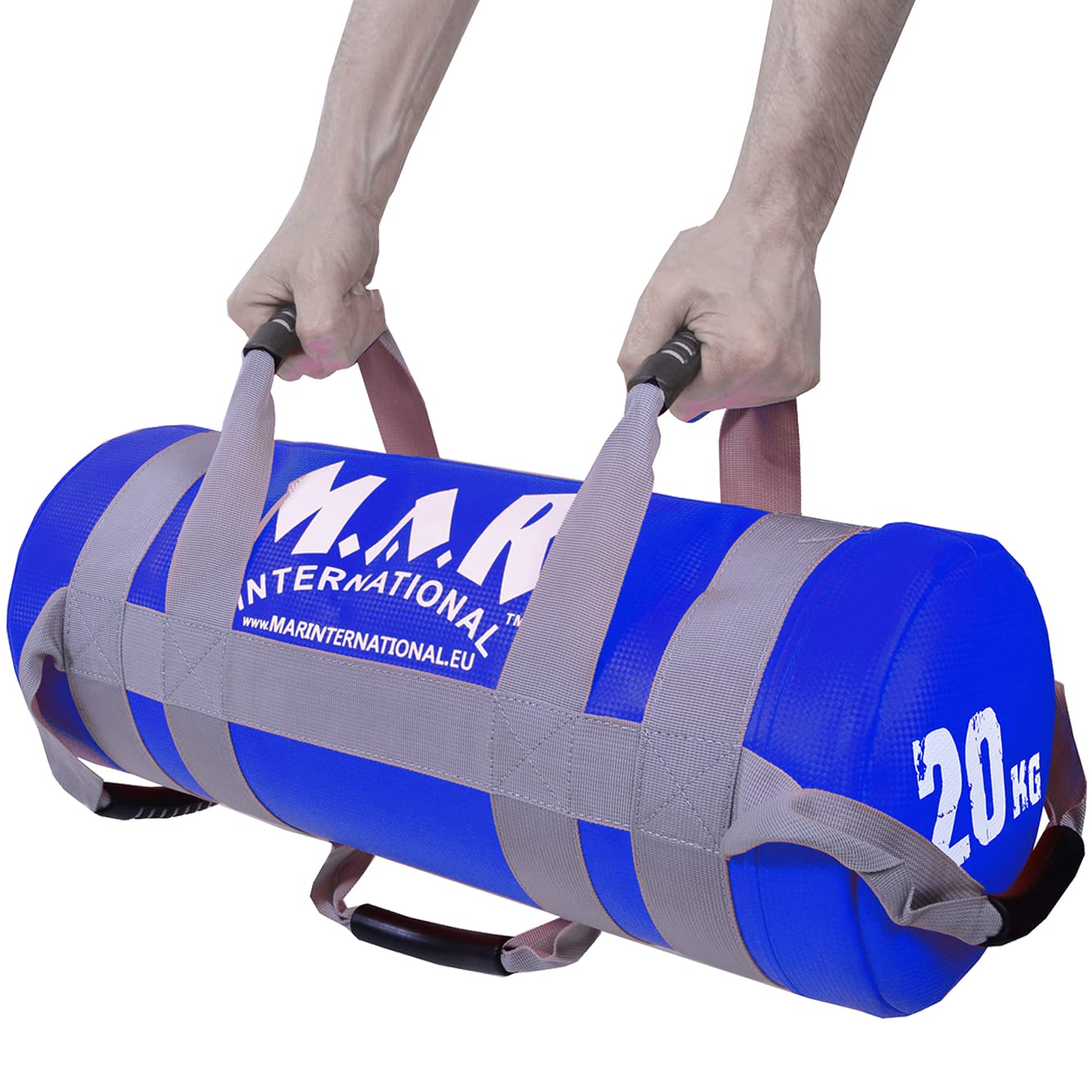 MAR | Power Bag Sand Bags Weight Training Gym Equipment, 5kg 10kg 15kg 20kg 25kg 30kg, Fitness Equipment Training Sandbag Weights Home Exercise and Gym Fitness Weight Bags (20kg)
