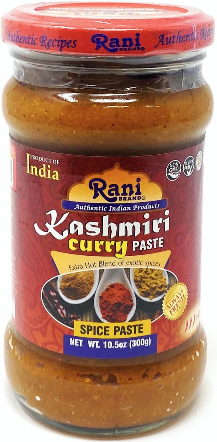 Rani Kashmiri Masala Curry Paste 10.5oz (300g) Glass Jar ~ All Natural | NON-GMO | Vegan | Gluten Free | Indian Origin, Cooking Spice Paste