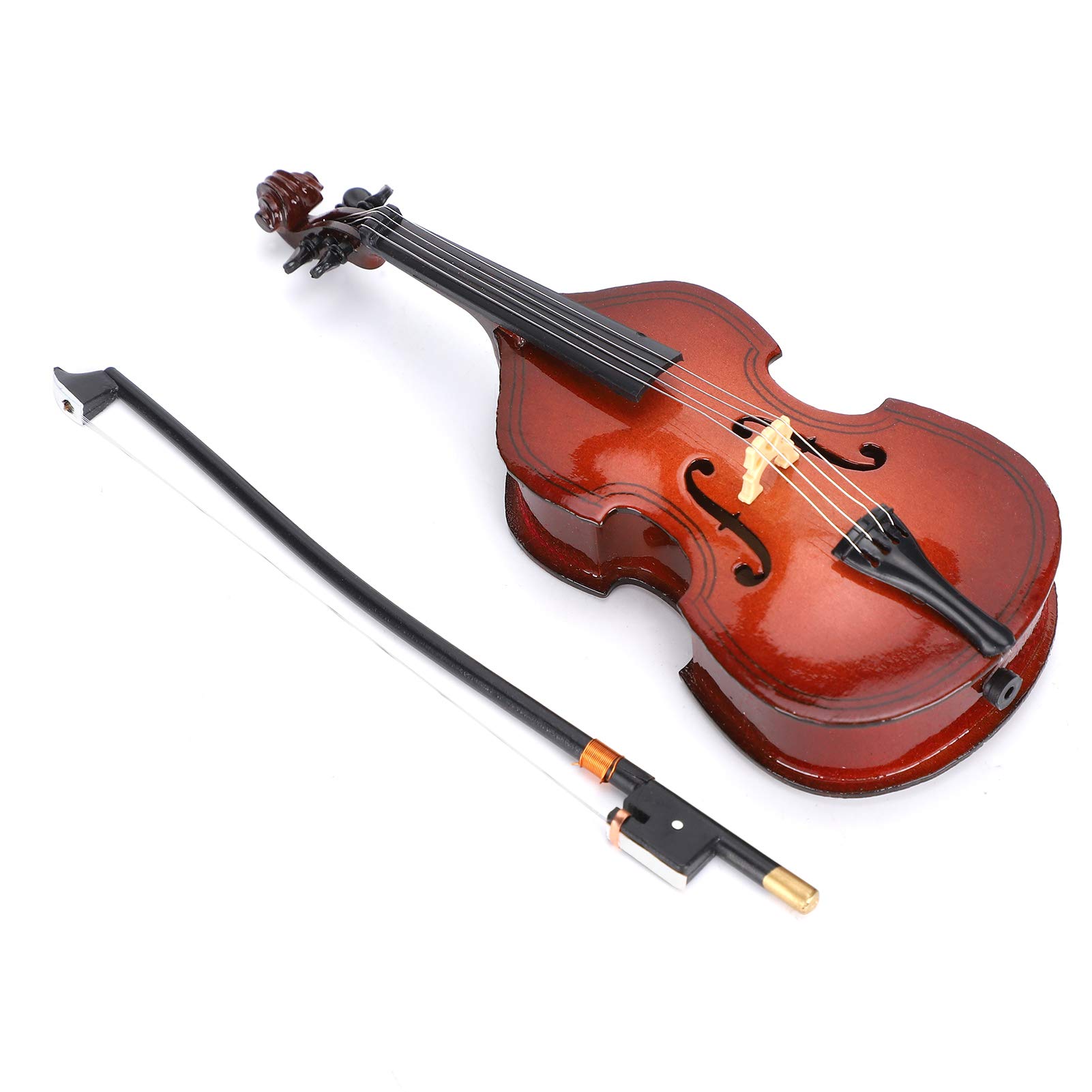 Mini Ornamento per Contrabbasso da 14,5 Cm, Decorativo per Modello di Strumento Musicale