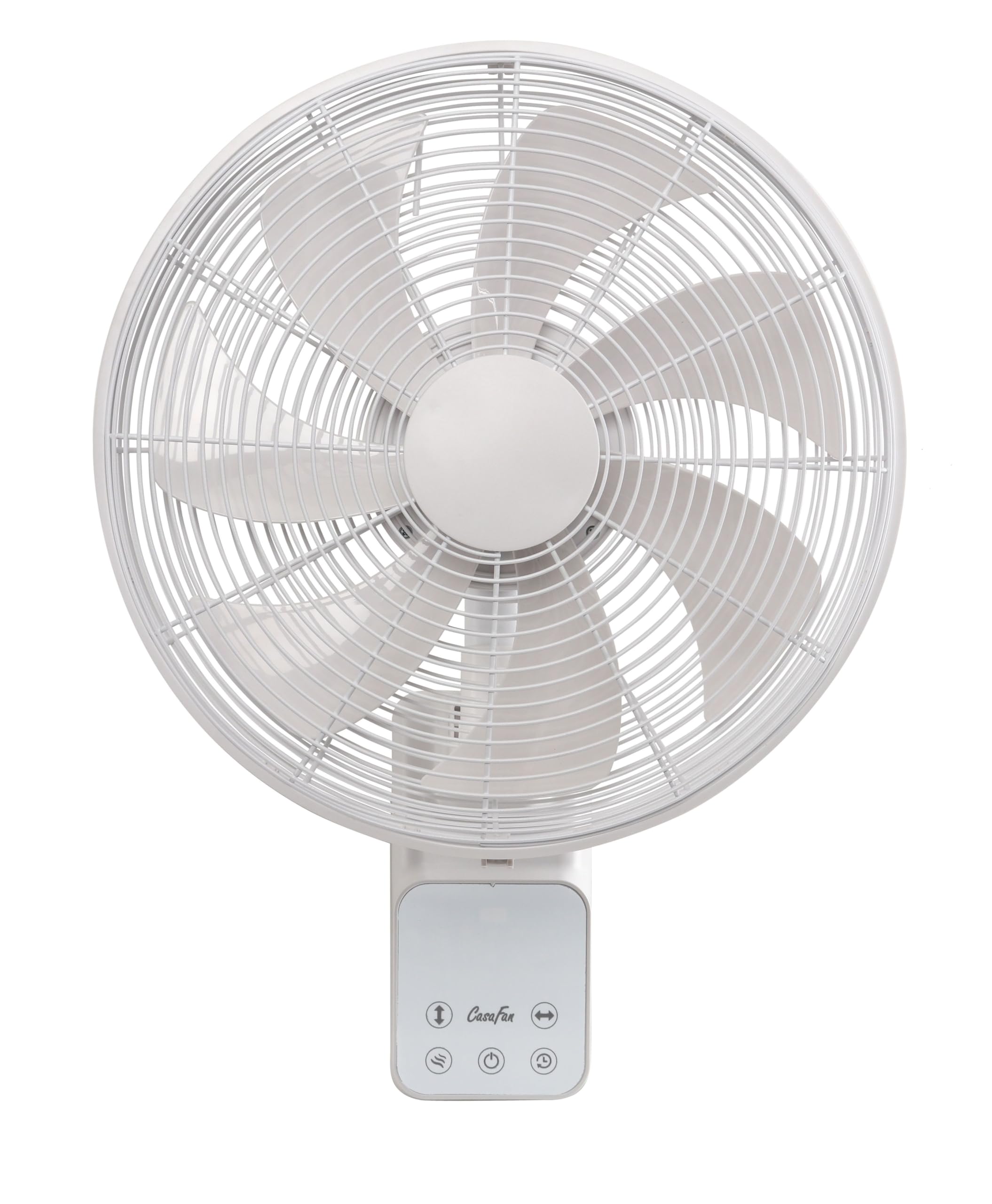 Airos Eco Design Wall - Ventilatore da parete con telecomando, colore: Bianco