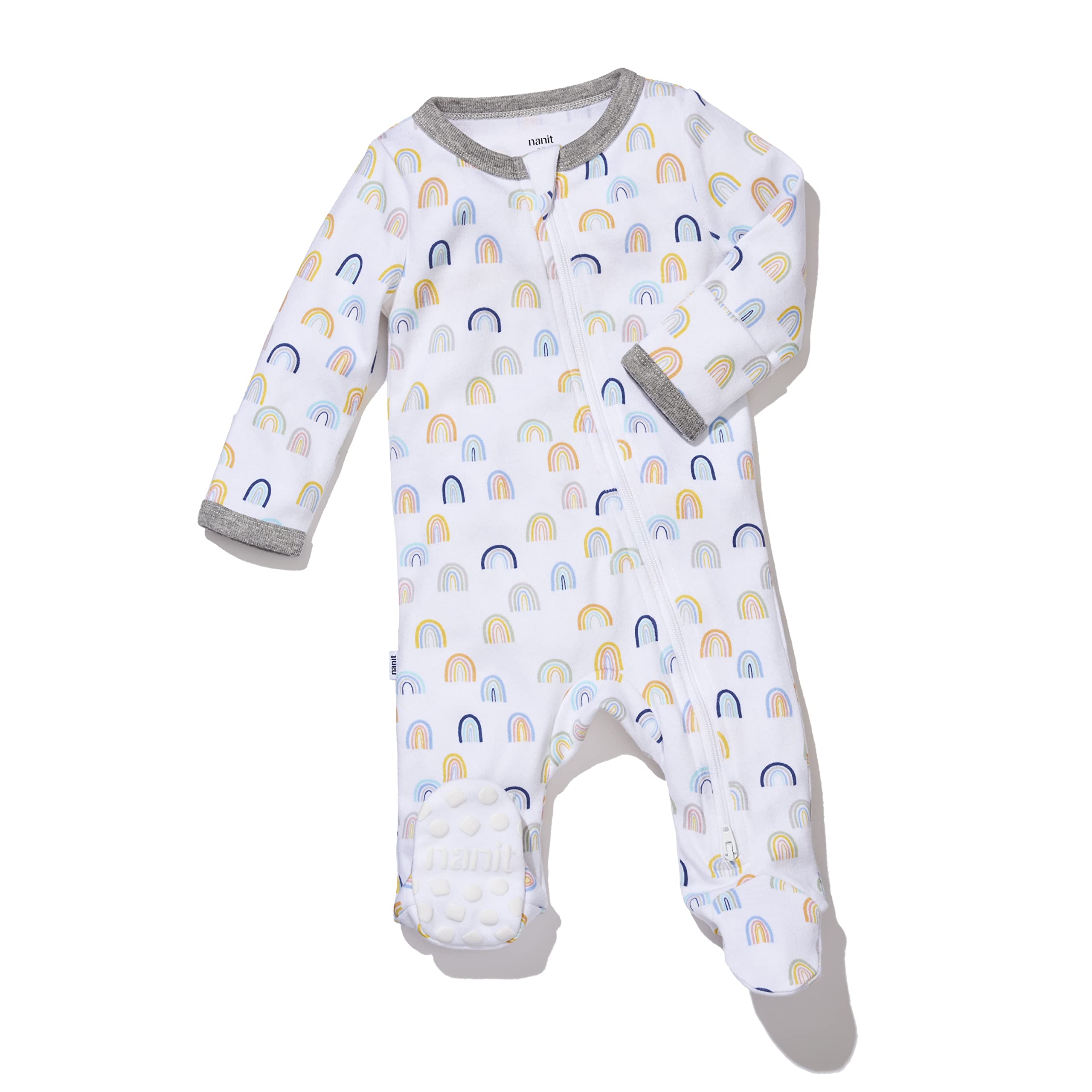 Nanit Sleep Wear Pajamas - 3M, Sweet Rainbows