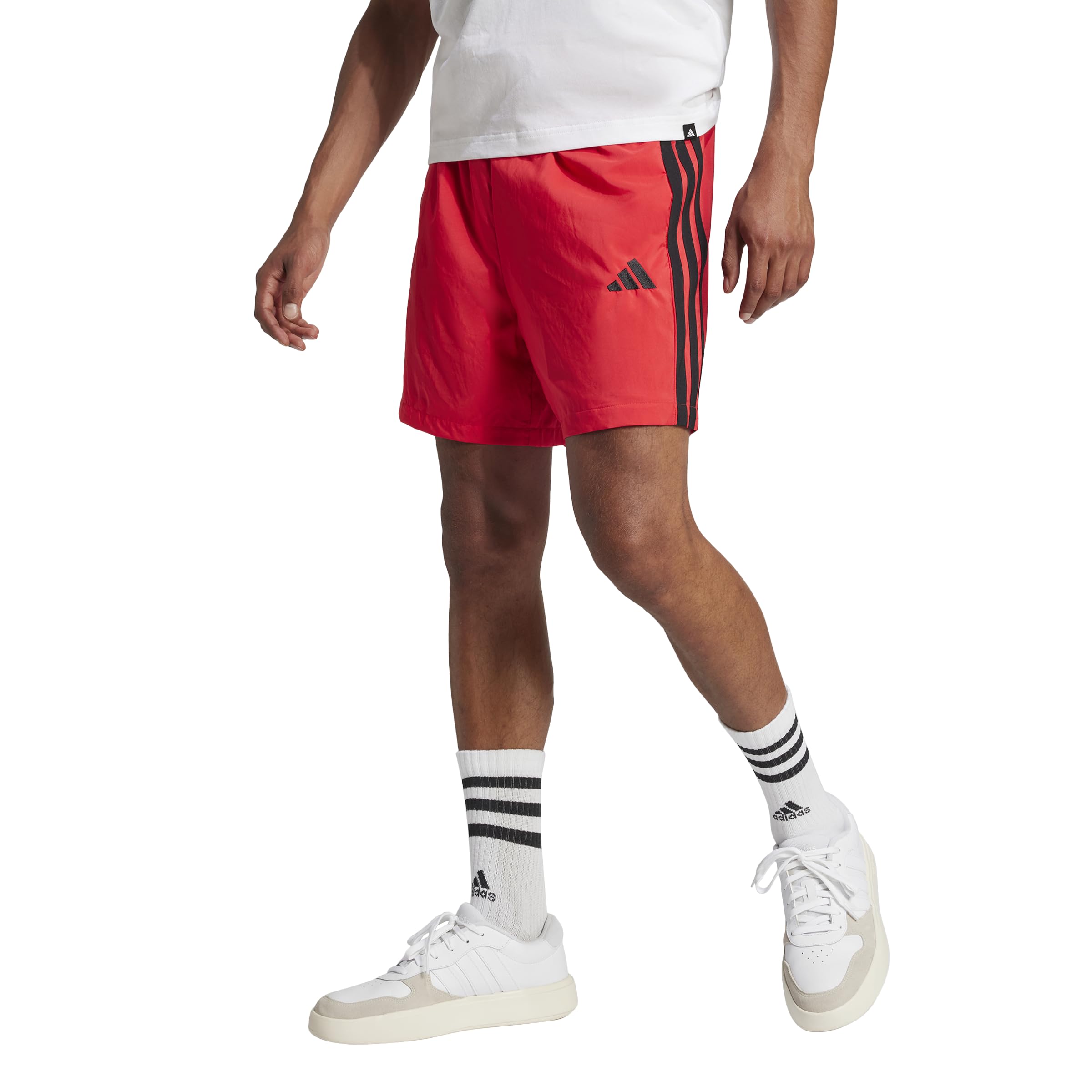 Adidas Mens Essentials 3-Stripes Chelsea 7-inch Shorts