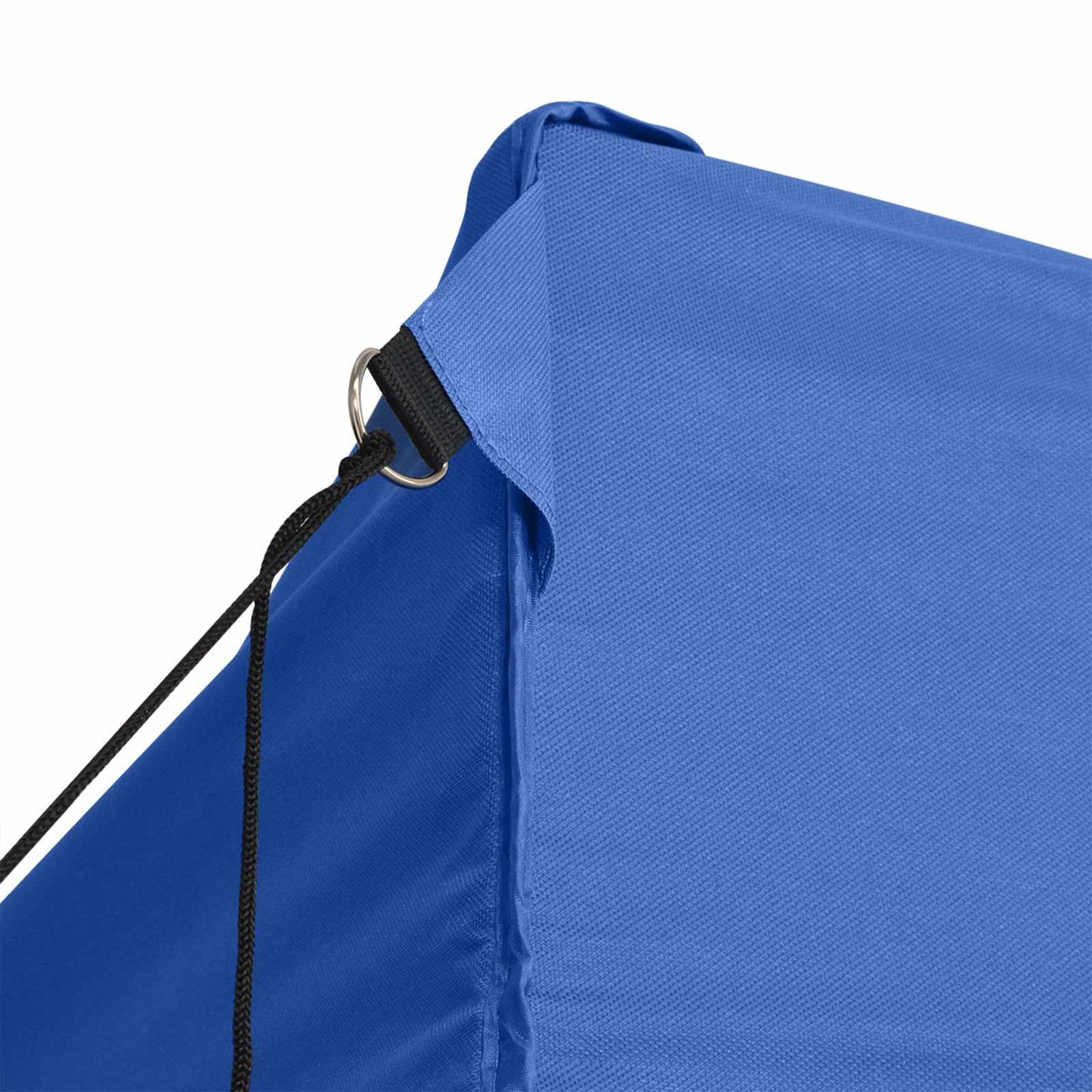 Party-Zelt Blau 291 x 431 x 315 cm Oxford-Stoff mit Pop-up Design, Gartenzelt Faltzelt Festzelt für Terrasse Outdoor Event