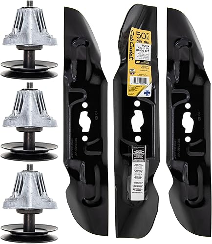 CUB CADET Kit de cuchilla y husillo de elevación ultra alta 742P05094 618P09256 ZT1 ZT2 ZTS2 50