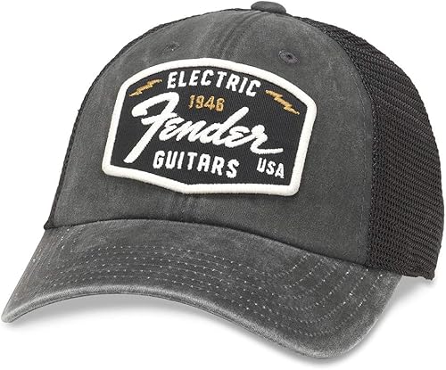 AMERICAN NEEDLE Fender Guitars - Gorro musical con licencia oficial OSFA ajustable