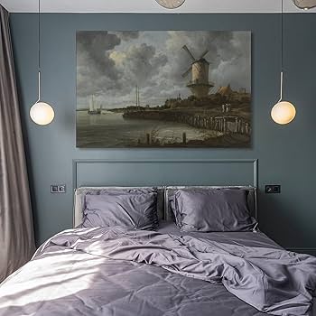 輸入雑貨 天然水晶石 『ロイスダールヴェイクの風車