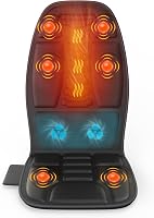 Comrelax Masszírozó Ülőpárna - Mély Vibrációs Masszázs 2 Fokozatú Hűtés/Fűtés Funkcióval, Izomfáradtság és Stressz Enyhítésére 1