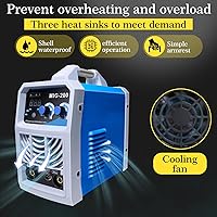 Vista 3 de Soldador MIG 205Amp Inversor Digital IGBT Stick MMA Soldador, 110V Dual Voltaje Inicio Caliente Máquina de Soldadura Portátil