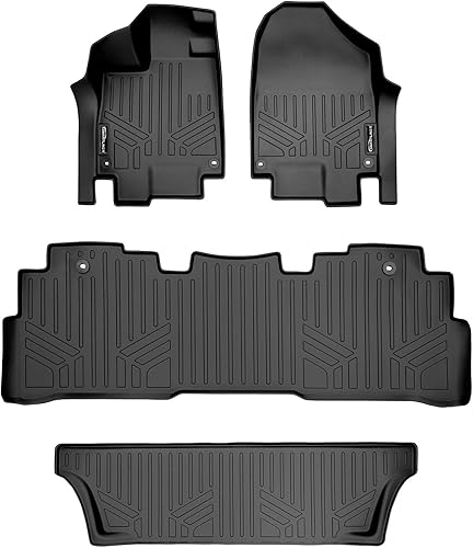 Miniatura 18 de MAXLINER Alfombrillas de tercera fila para Honda Pilot 2016-2022 2-Negro -,3-Negro -,4-Negro -,Honda (CR-V) 2012-2016,Honda (CR-V) 2017-2022,5-Negro