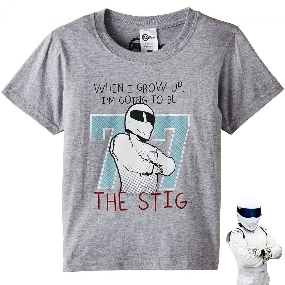 Sponsored Ad – Top Gear BBC STIG Boy's Kids Children When I Grow Up Short Sleeve T-Shirt - Official Merchandise