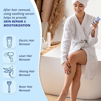 VG VOGCREST After Shave for Women: Post-Shave Soothing Serum for Face Legs Bikini Arms to Reduce Redness