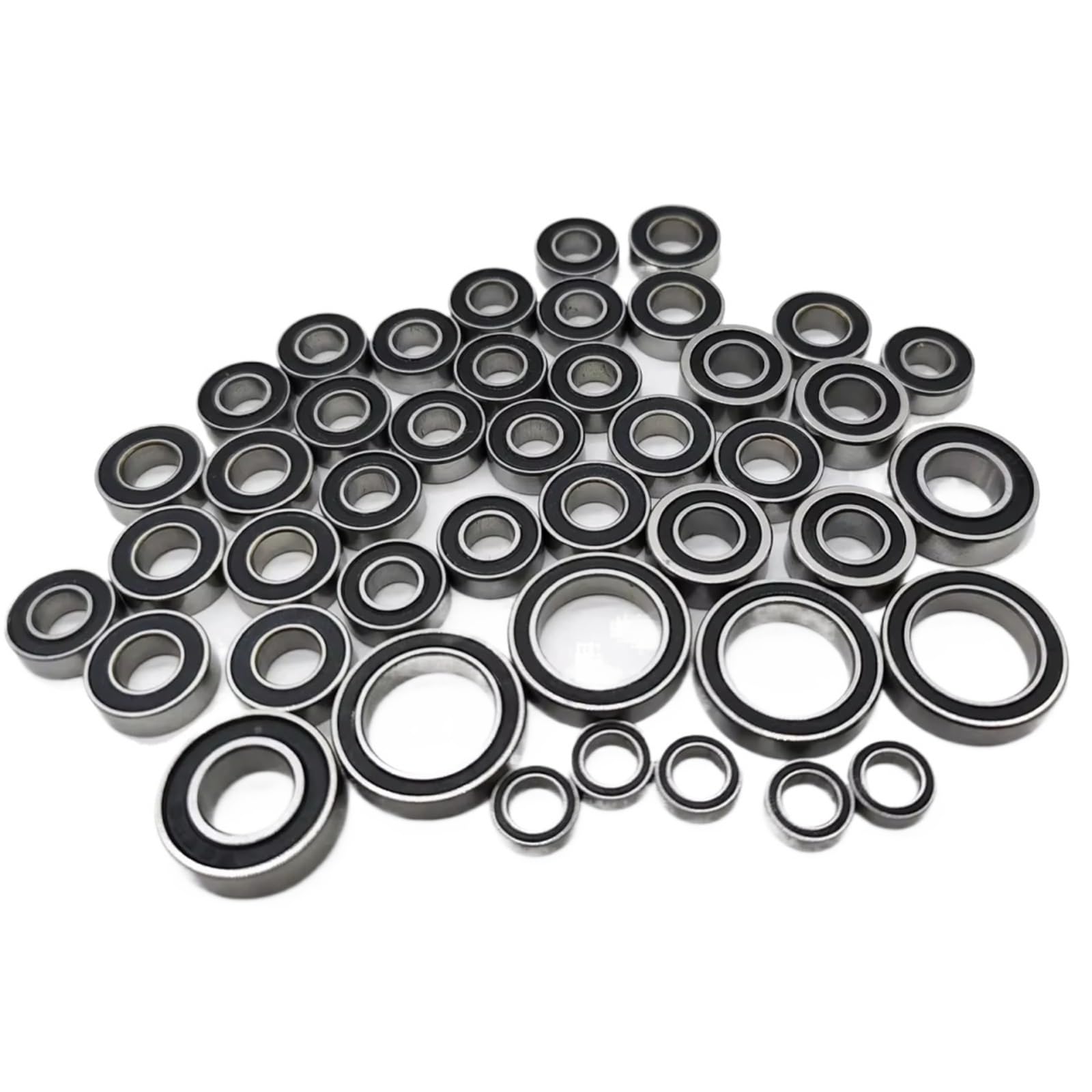 RC Lagerteile Für Traxxas Für Summit 1/10 43Pcs Tiefe Nut Chrom Stahl Metric Kugellager RC Auto