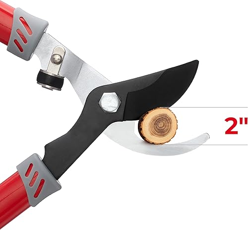 Miniatura 7 de INTERTOOL Hacha de tala y tala de derivación, hacha de tamaño mediano de 3 libras con mango de 24 pulgadas, podadoras de 29 pulgadas, absorción de