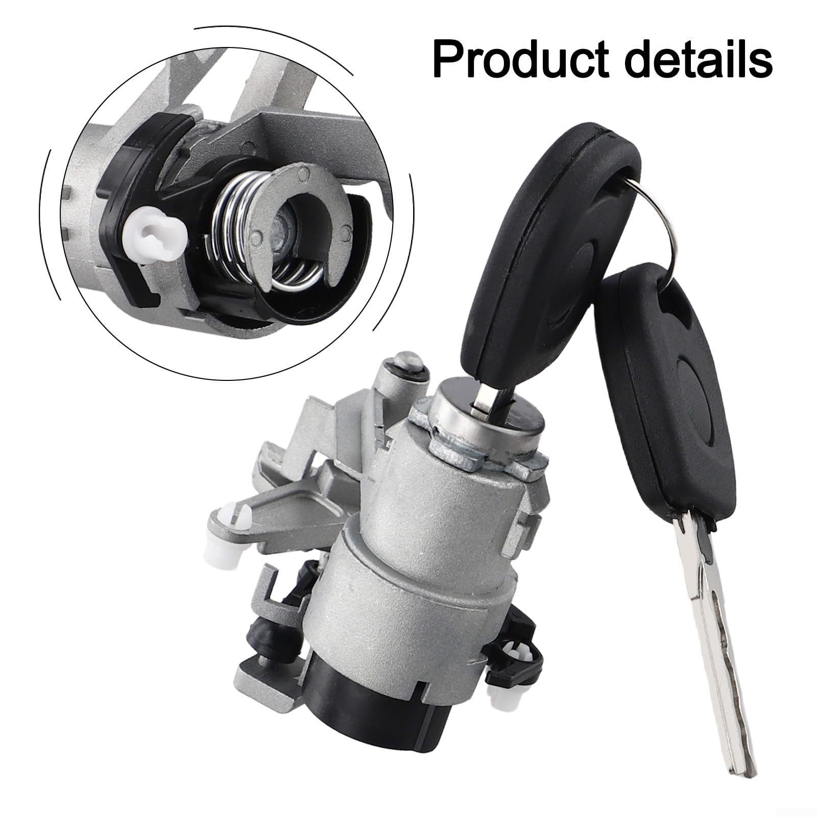 Serratura a cilindro per bagagliaio MK4 per Golf IV, con 2 chiavi, codice articolo 1J6827297G