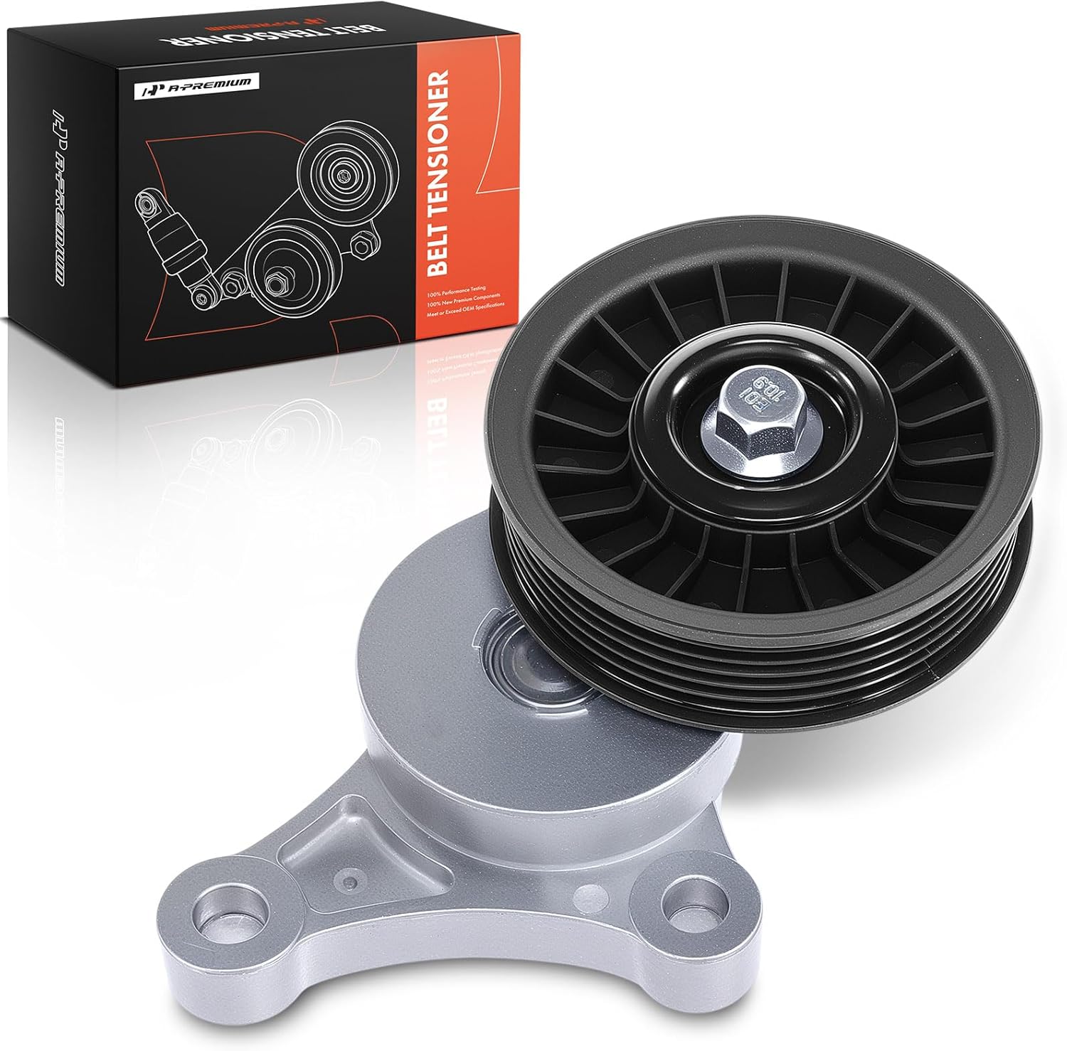A-Premium Belt Tensioner Assembly with Pulley Compatible with Chevrolet Camaro 2010-2015 & Cadillac CTS 2009-2015 6.2L Petrol, Replace# 12628025, 12622273