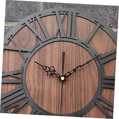 Miniatura 9 de 2 unids elegante reloj de pared digital reloj de pared rústico reloj de pared retro reloj de pared reloj de pared decorativo relojes de pared de