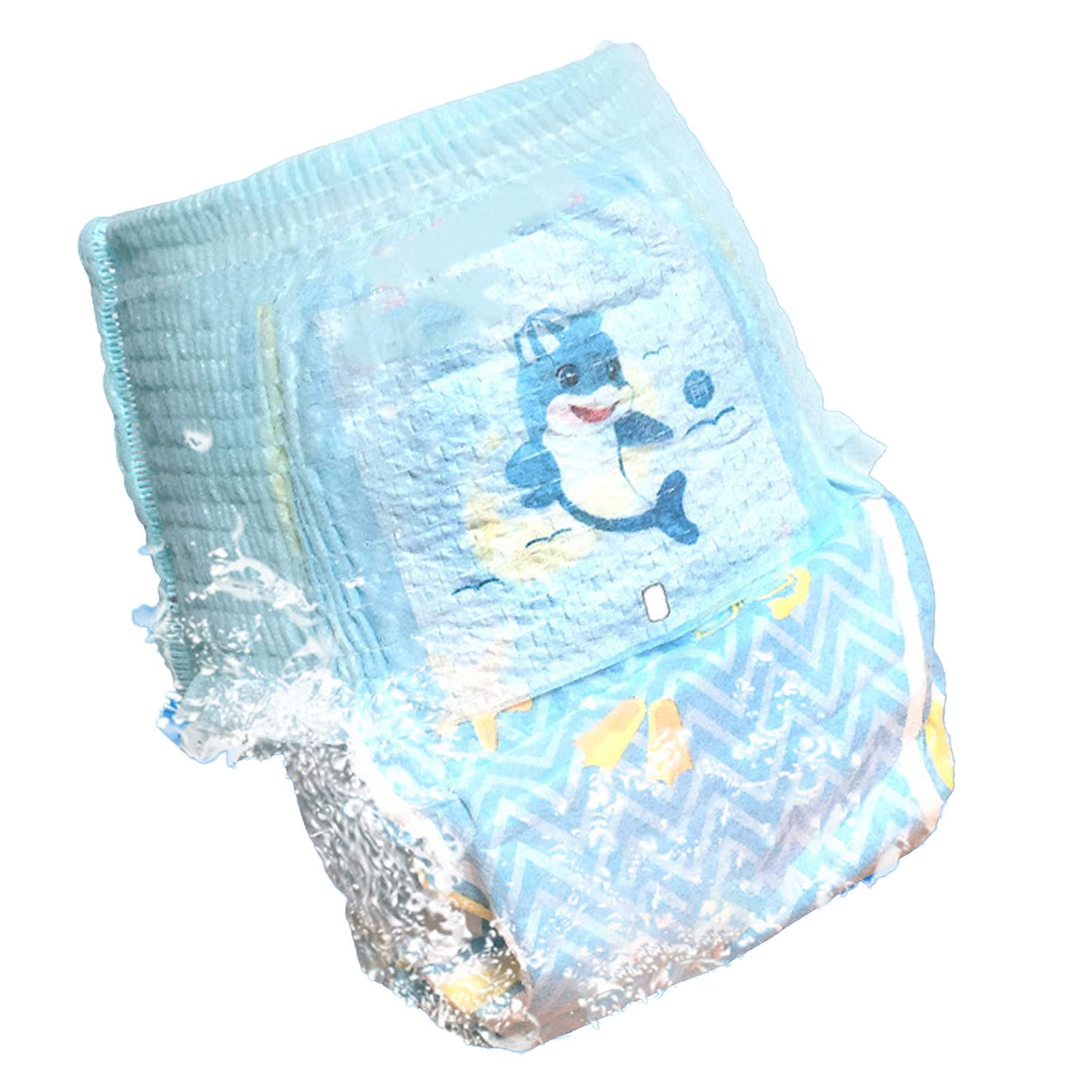 Reusable Swim Nappy, Baby Swimming Diaper 360 Degrees Elastic Waist Leakproof Reusable Toddlers Swim Diaper Swimming Diaper Absorbent for Toddlers (M)