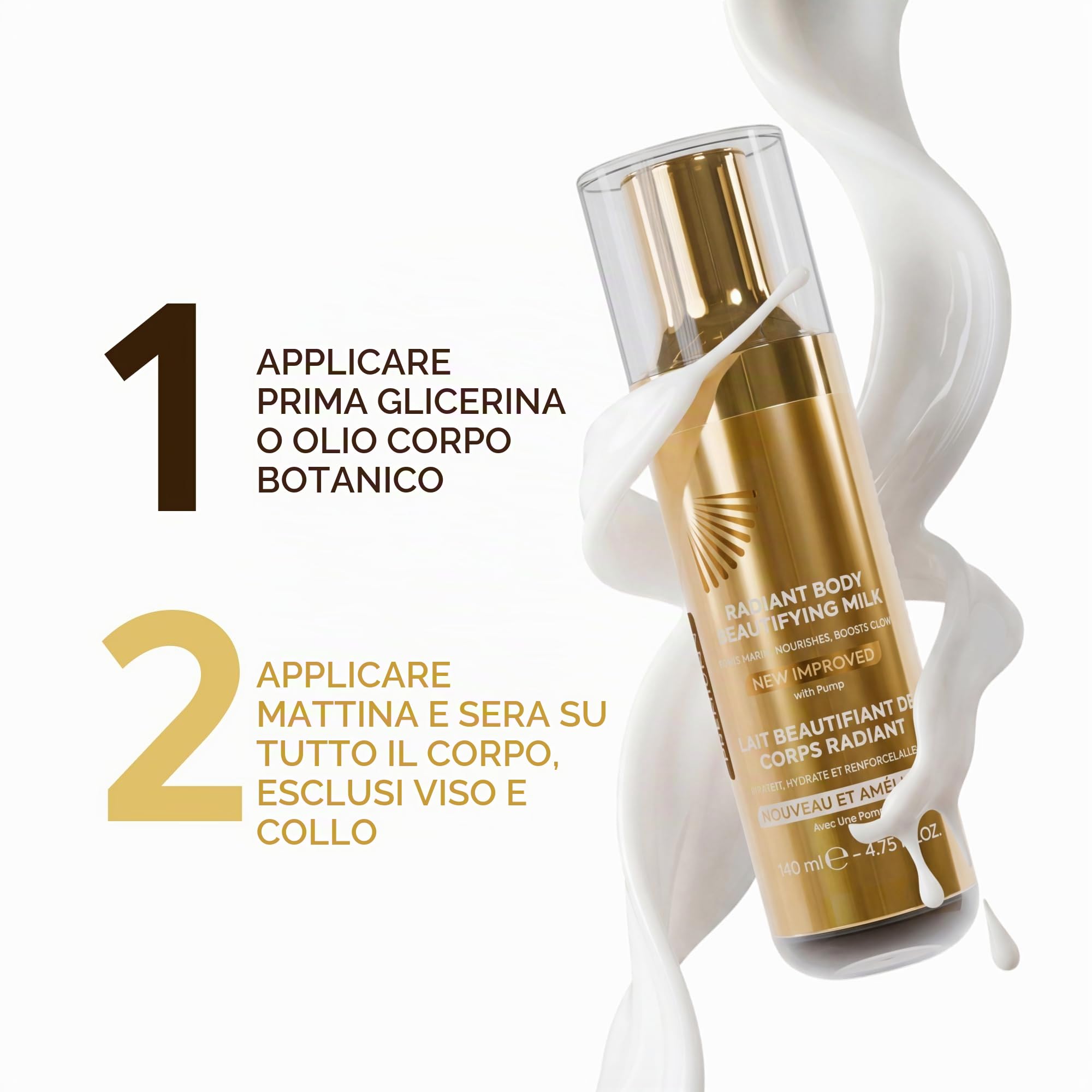 MAKARI Body Beauty Milk Premium Plus | Idratazione Intensa per Pelle Non Uniforme, Aiuta a Ridurre Macchie e Discromie, Crema Corpo Idratante per una Pelle Radiosa, 140 ml