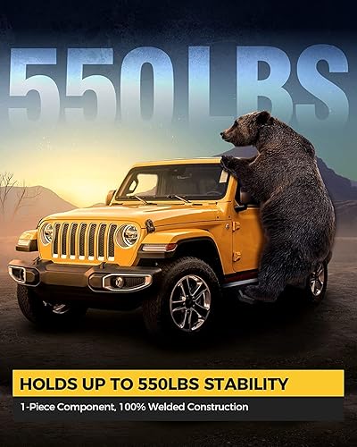 Miniatura 6 de KYX Estribos para Chevy Colorado/Canyon Crew Cab Rock Sliders 2015-2022 escalones laterales resistentes barras Nerf rieles escalones de triple tubo