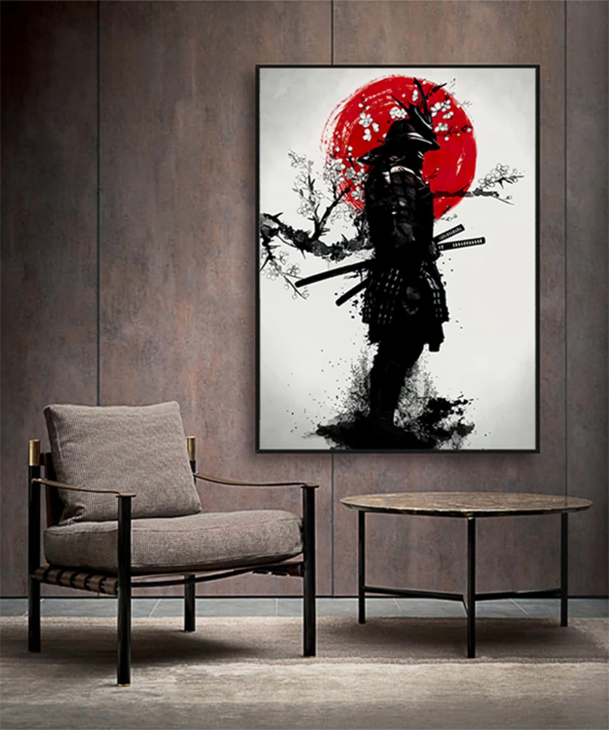 150枚限定　Pose Commish 2020　スクリーンプリント　ポスター HMDKHI Póster japonés Bushido, figuras ninjas samurai pintura