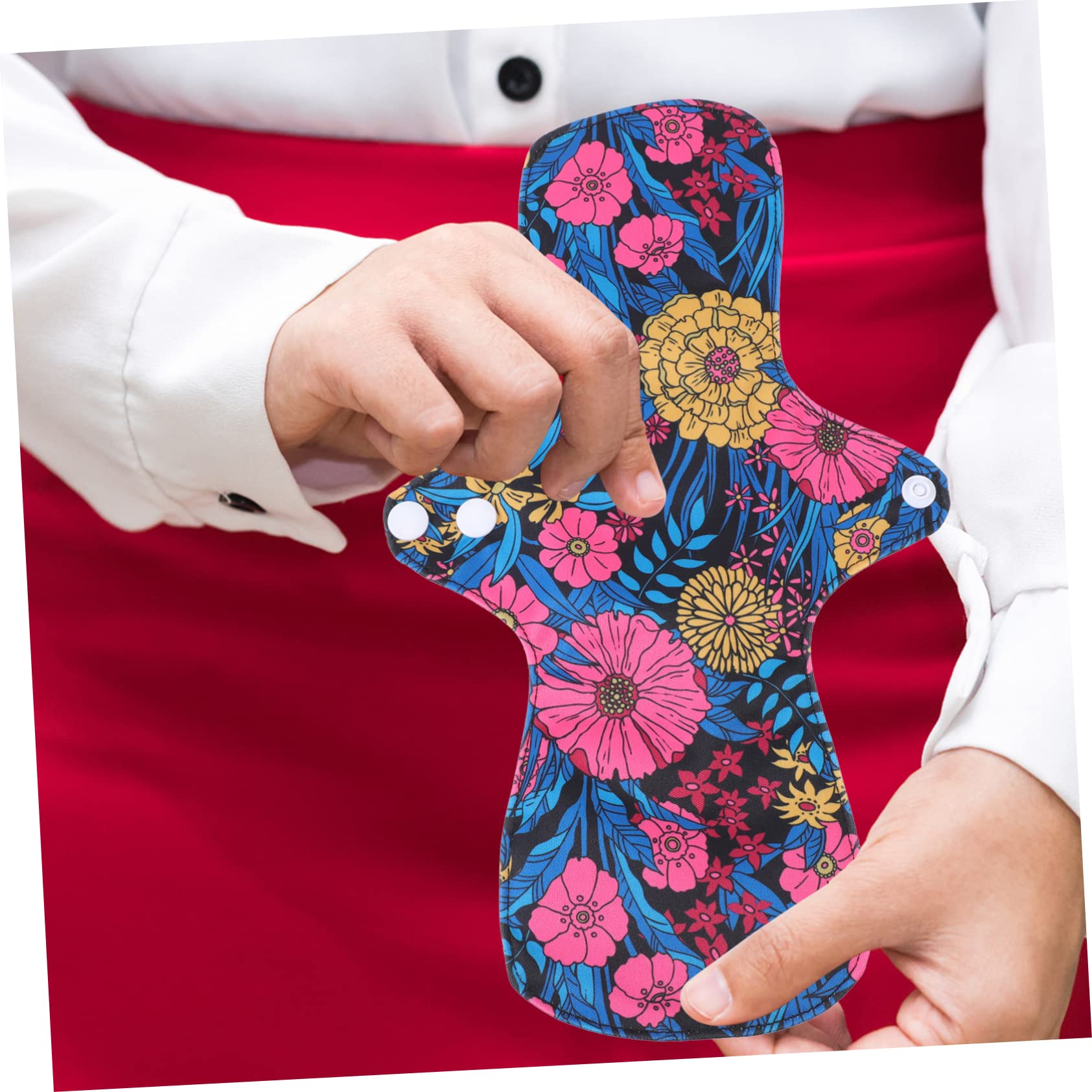 MAGICLULU 6 Compresas Reutilizables para Mujeres Adultas Material Pul y Membrana, Toallas Menstruales Duraderas para Uso Diario y Viajes Color Aleatorio
