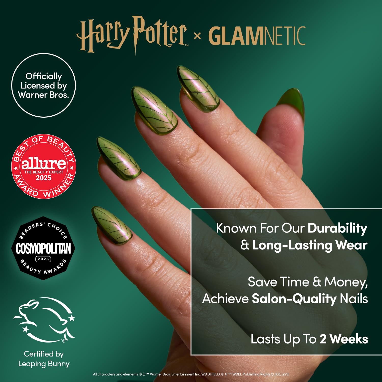 Amazon.com: Glamnetic x Harry Potter Halloween Press On Nails