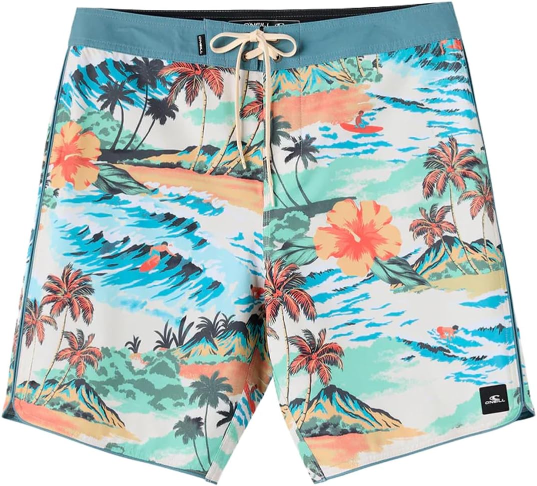 O'Neill Hyperfreak Mysto Scallop Boardshort CRM 32 Multi