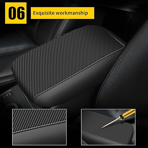 Vista 60 de AOMSAZTO Funda de consola central Honda Civic 2013 2012 para Honda Civic 2014, accesorios interiores para Honda Civic 2015, color beige