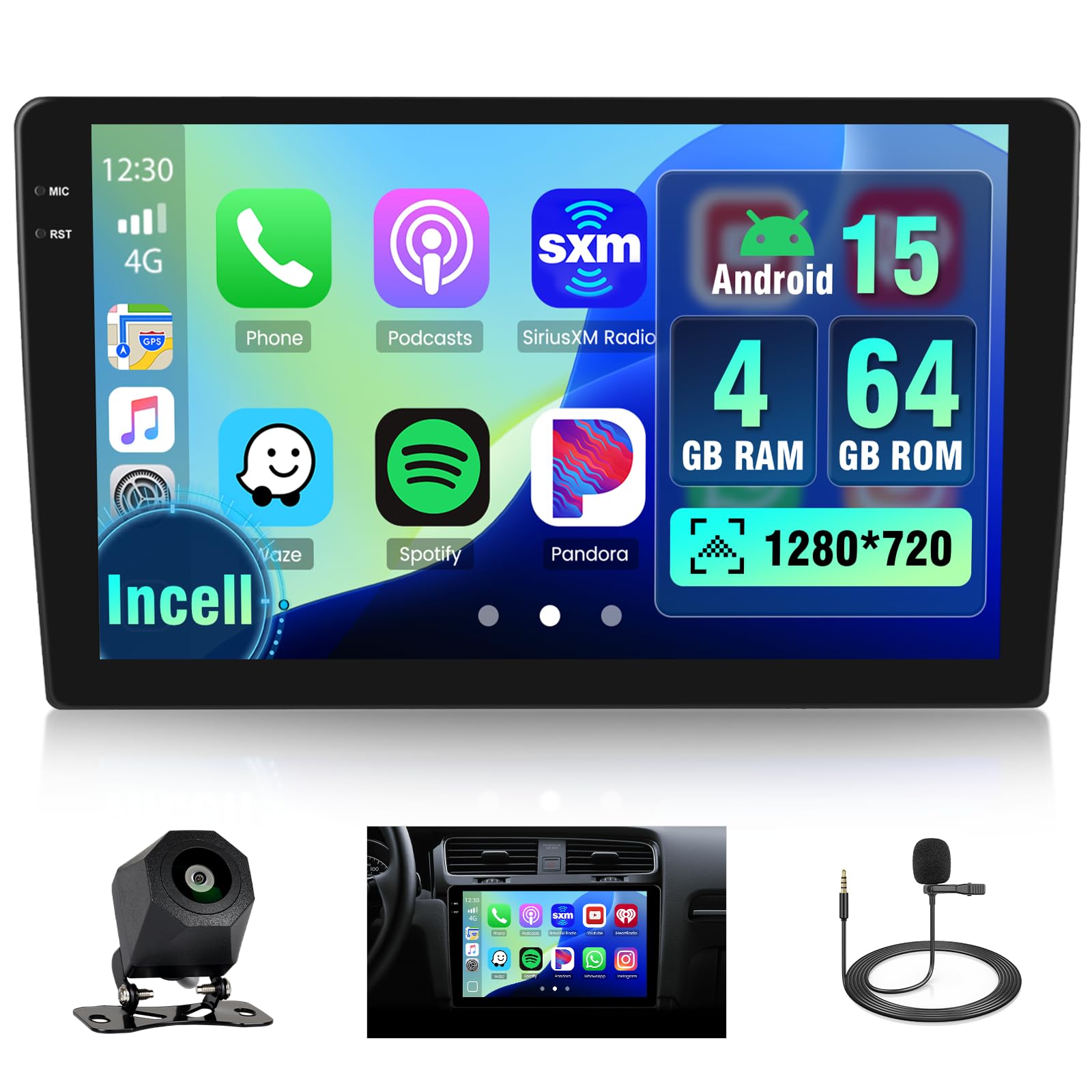  6シリーズ NBT Android15 ナビ　4G 64GB Amazon.com: [4G+64G+Incell Screen] Android 15 Car Stereo Wireless