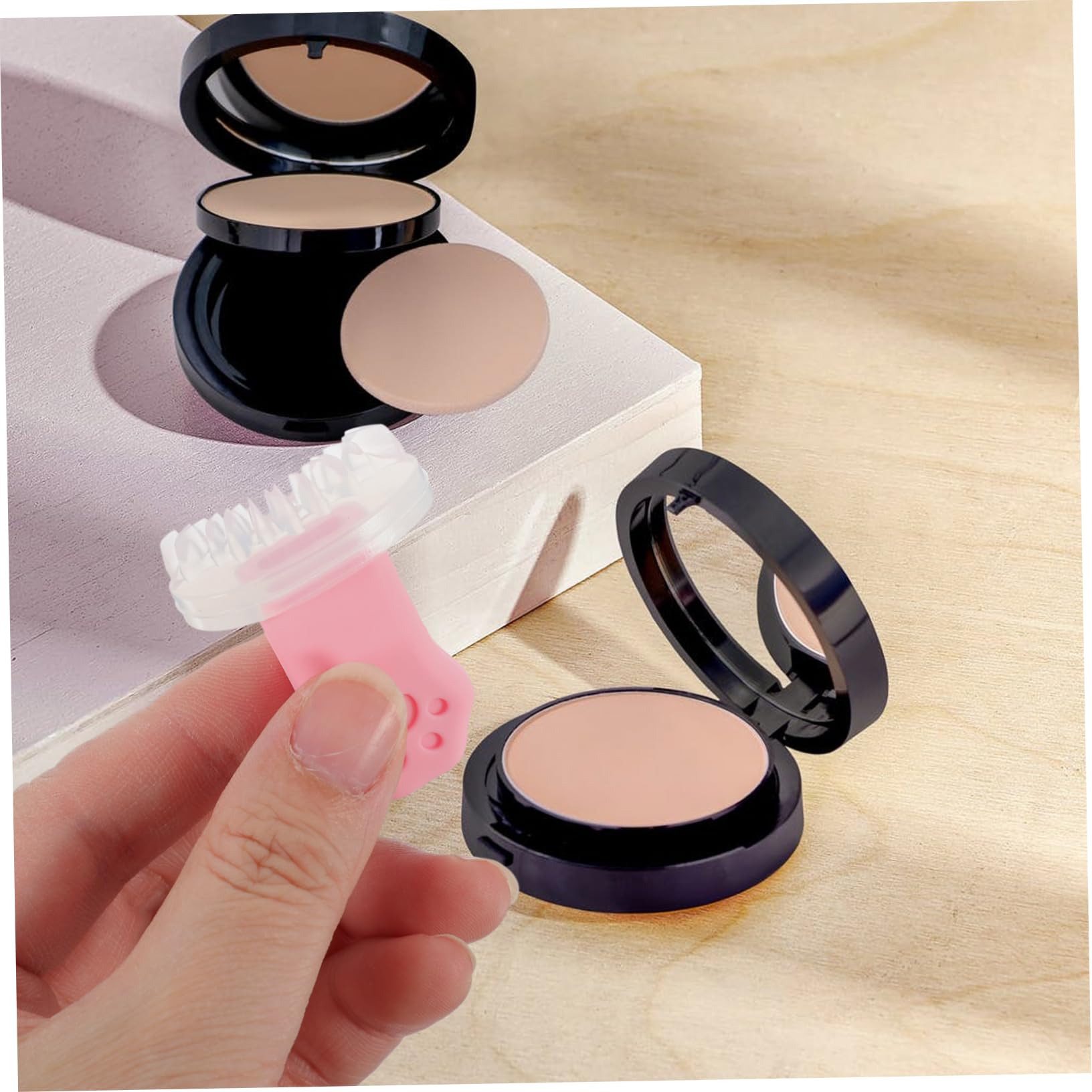 FRCOLOR Women's Eyelash Stamp Tool Set Silicone Eyelash Curles Kit Eye Makeup Supplies