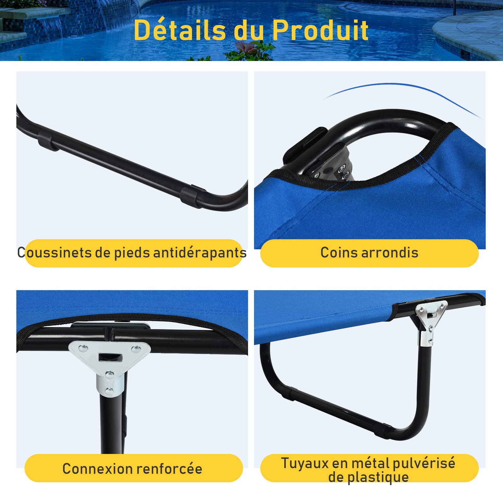 GOPLUS Lit de Camping Pliant, Lit de Camp Portable de 191 cm avec Cadre en Acier, Tissu Oxford, Lit de Couchage Militaire/Armée Extérieure, Lit de Couchage Léger pour Camping, Chasse, Randonnée